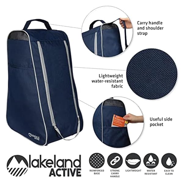Lakeland Active Oakfield Wellington - Bolsa para botas, azul marino, Talla única, Bolsa para zapatos